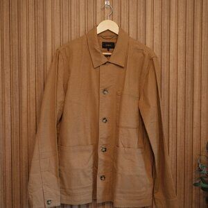 NWT Quince Chore Coat Jacket Tan Camel Brown Size Large